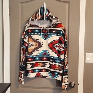 Aztec style hoodie